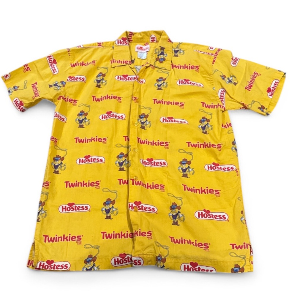 Twinkies Hostess Snack Mens Button Down Shirt